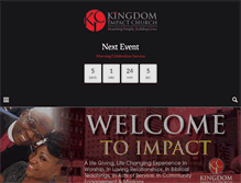 Tablet Screenshot of kingdomimpactchurch.com